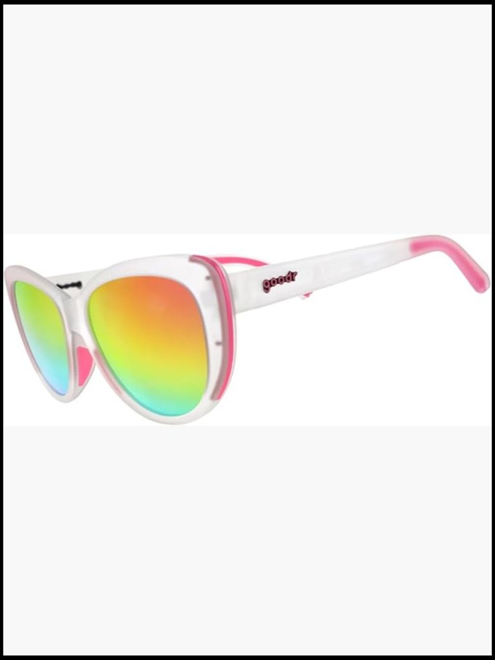 Polarized Cat-Eye Sunglasses, Medium Fit, No Slip Grip